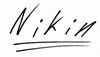 Nikin's signature